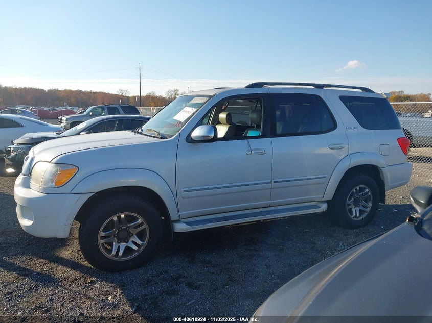 2007 Toyota Sequoia Limited V8 VIN: 5TDBT48A17S281592 Lot: 43610924