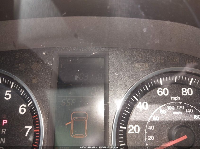 2009 Honda Cr-V Ex-L VIN: JHLRE387X9C001781 Lot: 43610939