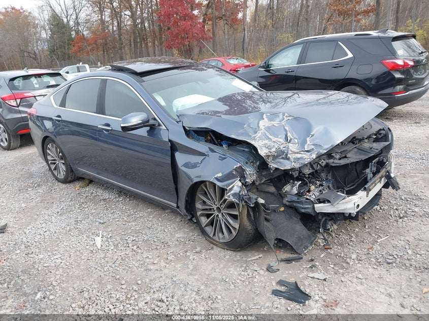 2015 Hyundai Genesis 3.8 VIN: KMHGN4JE4FU019133 Lot: 43610956