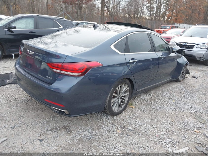 2015 Hyundai Genesis 3.8 VIN: KMHGN4JE4FU019133 Lot: 43610956