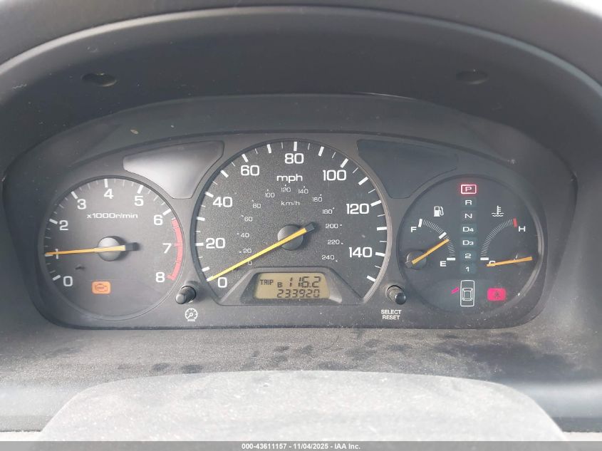 1998 Honda Accord Ex V6 VIN: 1HGCG1652WA047052 Lot: 43611157