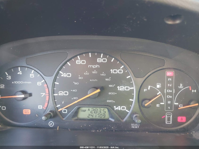 2001 Honda Odyssey Ex VIN: 2HKRL18651H610719 Lot: 43611231