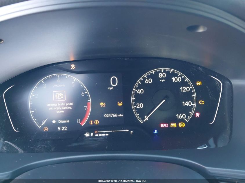 2025 Honda Civic Sport VIN: 2HGFE2F55SH561207 Lot: 43611270