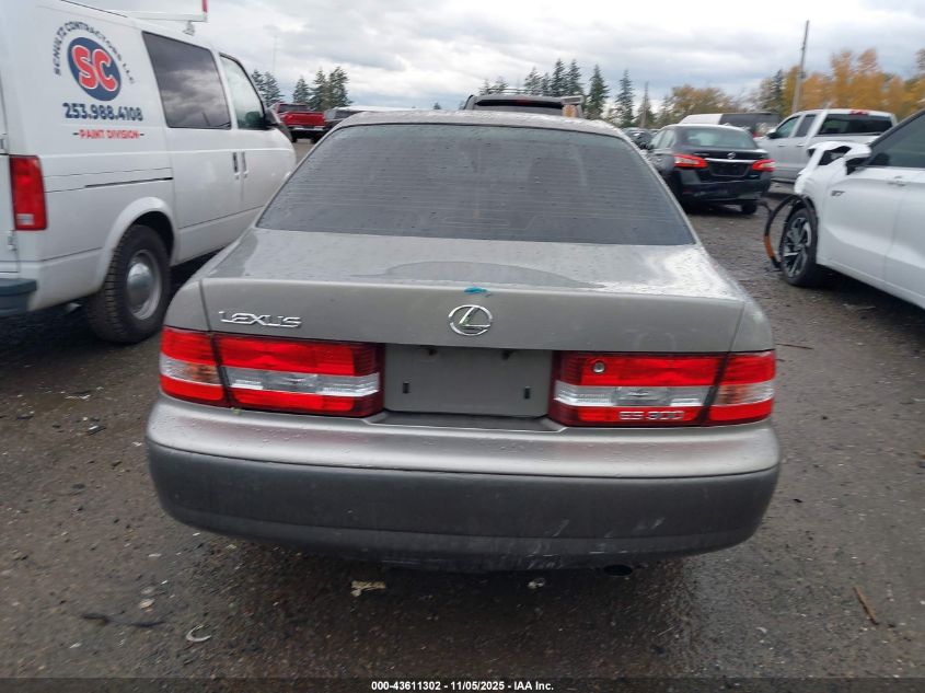 2000 Lexus Es 300 VIN: JT8BF28G4Y0247634 Lot: 43611302