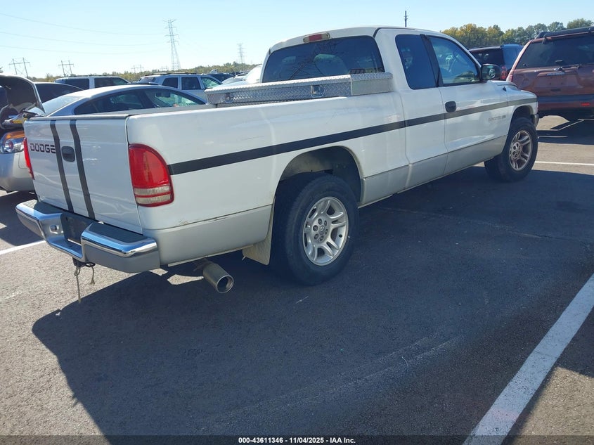 1B7GL22XX1S343447 2001 DODGE DAKOTA photo no. 4