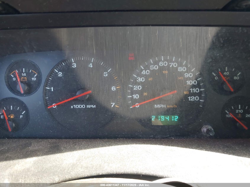 2000 Jeep Grand Cherokee Limited VIN: 1J4G258N3YC119512 Lot: 43611347