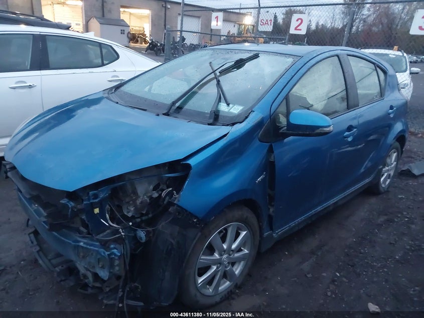 2017 Toyota Prius C Two VIN: JTDKDTB3XH1593572 Lot: 43611380