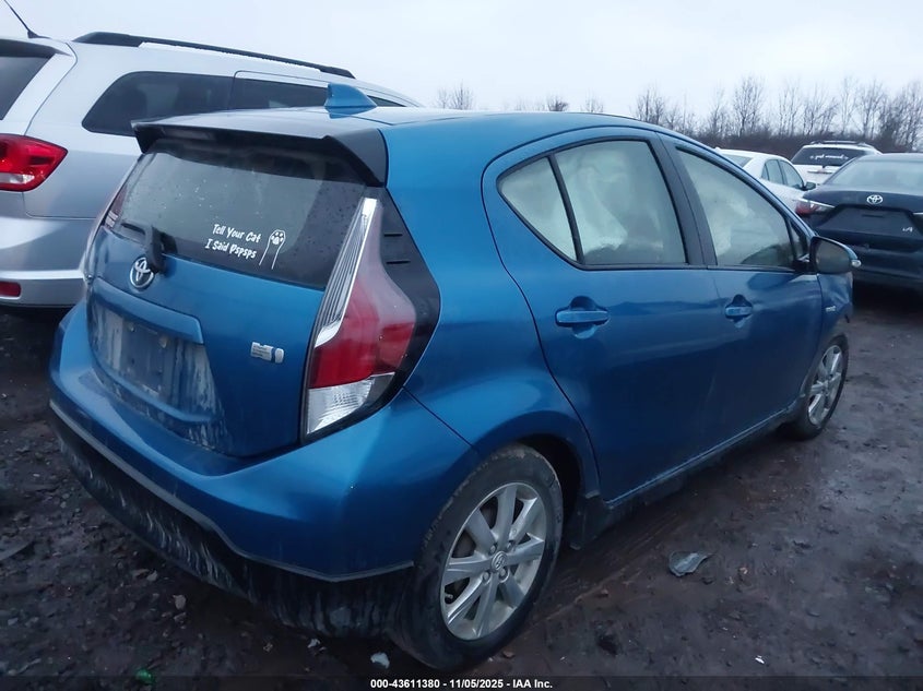 2017 Toyota Prius C Two VIN: JTDKDTB3XH1593572 Lot: 43611380