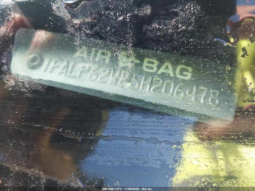 1995 Ford Thunderbird Lx VIN: 1FALP62W8SH206478 Lot: 43611473