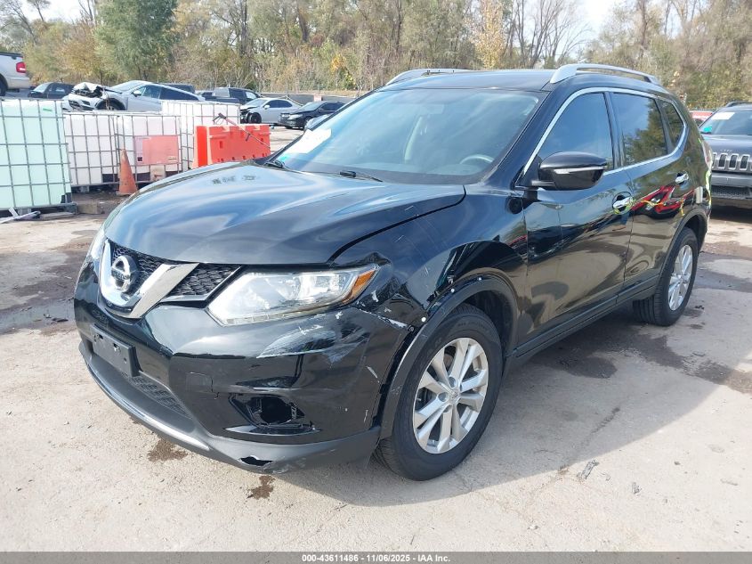 2015 NISSAN ROGUE SV - KNMAT2MV8FP536465