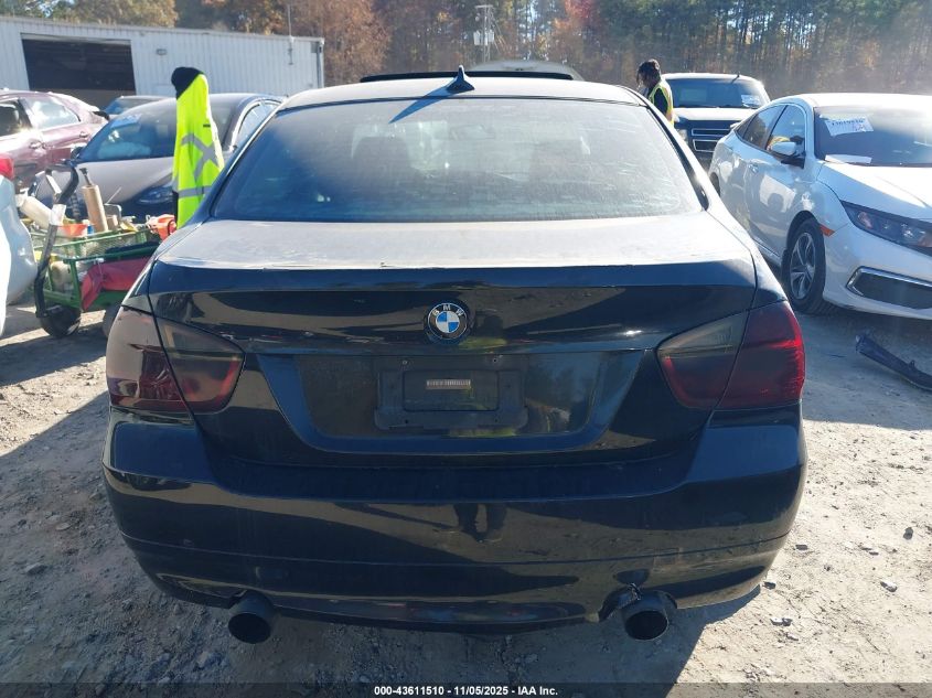 2008 BMW 335Xi VIN: WBAVD53588A252838 Lot: 43611510