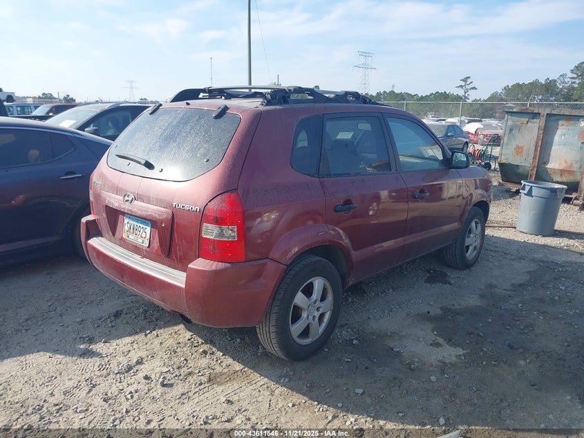 KM8JM12B15U152653 2005 HYUNDAI TUCSON photo no. 4