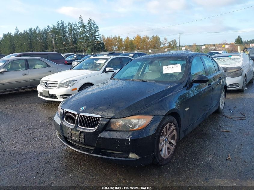 2007 BMW 328I VIN: WBAVC53547FZ71556 Lot: 43611649