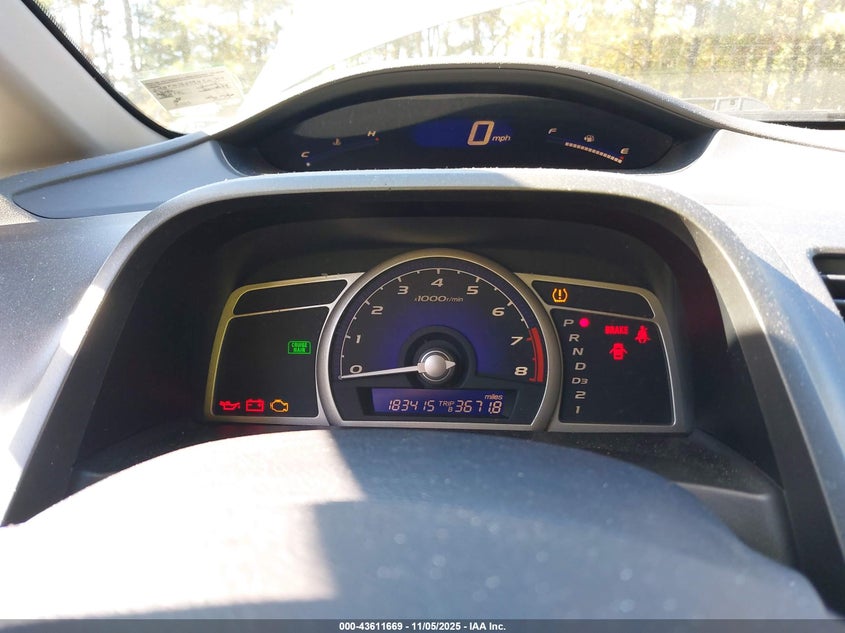 2HGFA16529H300701 2009 HONDA CIVIC photo no. 7