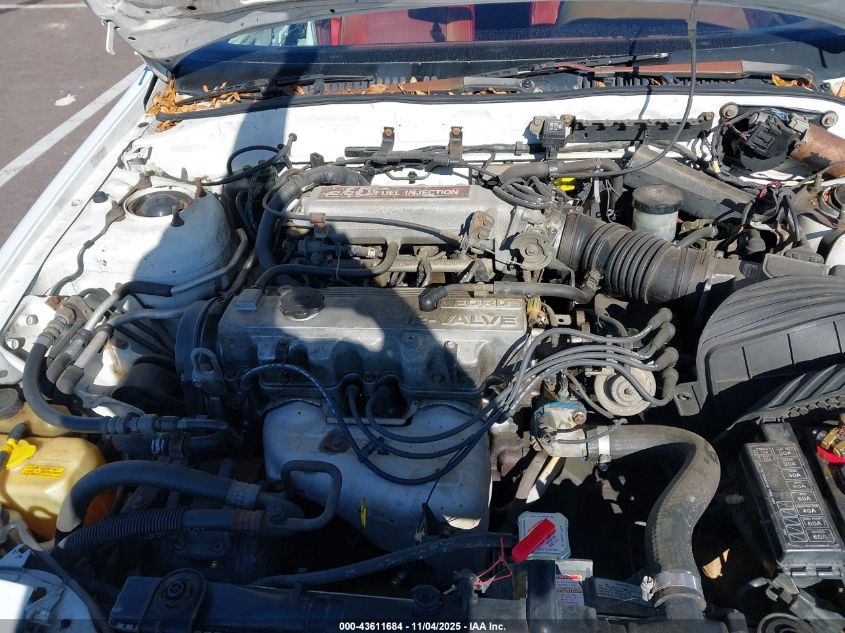 1989 Ford Probe Gl VIN: 1ZVBT20C2K5313592 Lot: 43611684