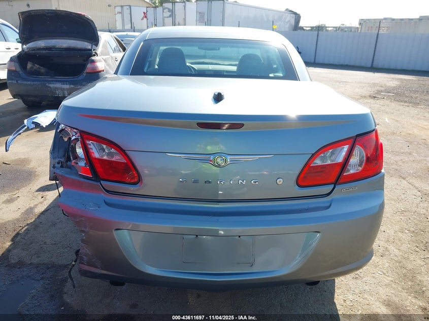 2008 Chrysler Sebring Limited VIN: 1C3LC65M28N100767 Lot: 43611697
