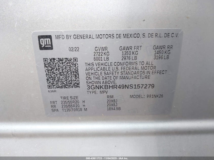 2022 CHEVROLET BLAZER AWD 2LT - 3GNKBHR49NS157279