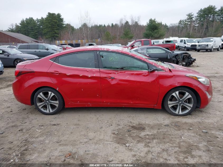 2014 Hyundai Elantra Se/Sport/Limited VIN: KMHDH4AH8EU105208 Lot: 43611778