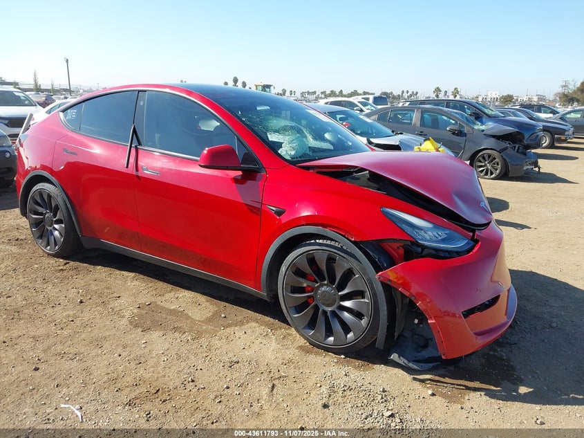 2021 TESLA MODEL Y PERFORMANCE DUAL MOTOR ALL-WHEEL DRIVE - 5YJYGDEF6MF076249