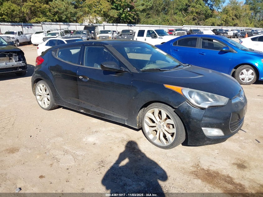 2013 HYUNDAI VELOSTER BASE W/BLACK - KMHTC6AD8DU152790