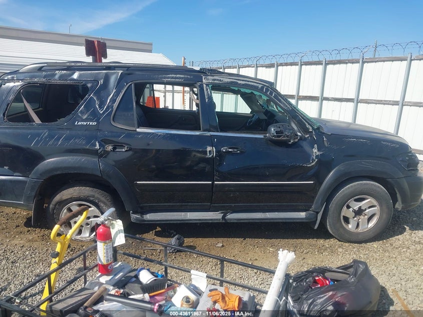 2002 Toyota Sequoia Limited V8 VIN: 5TDZT38A42S069318 Lot: 43611967