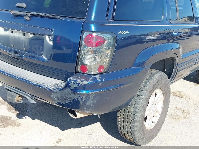 2000 Jeep Grand Cherokee Limited VIN: 1J4GW58N6YC172158 Lot: 43611974