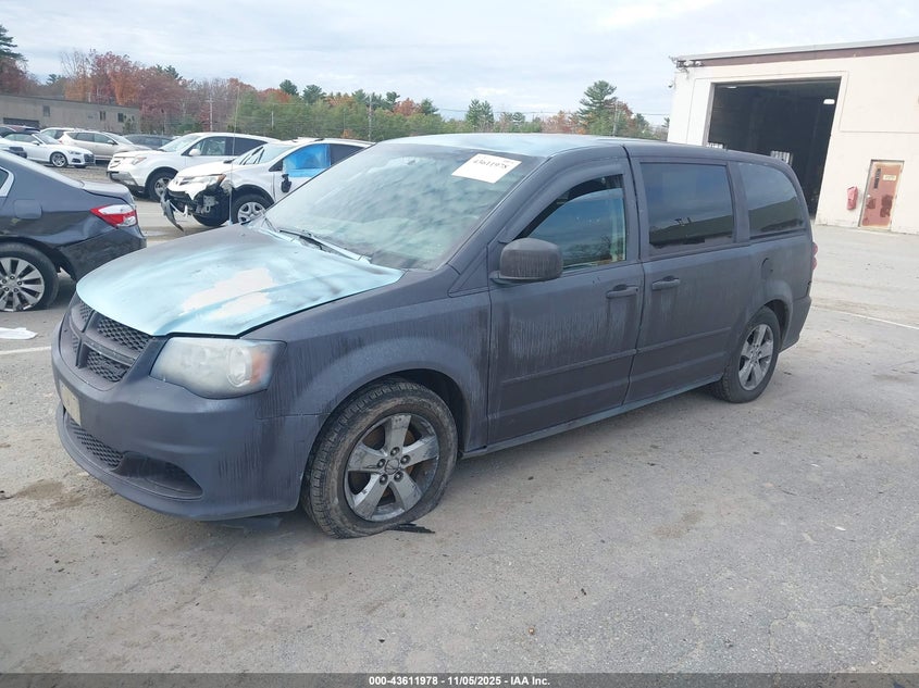 2013 DODGE GRAND CARAVAN SE - 2C4RDGBGXDR640789