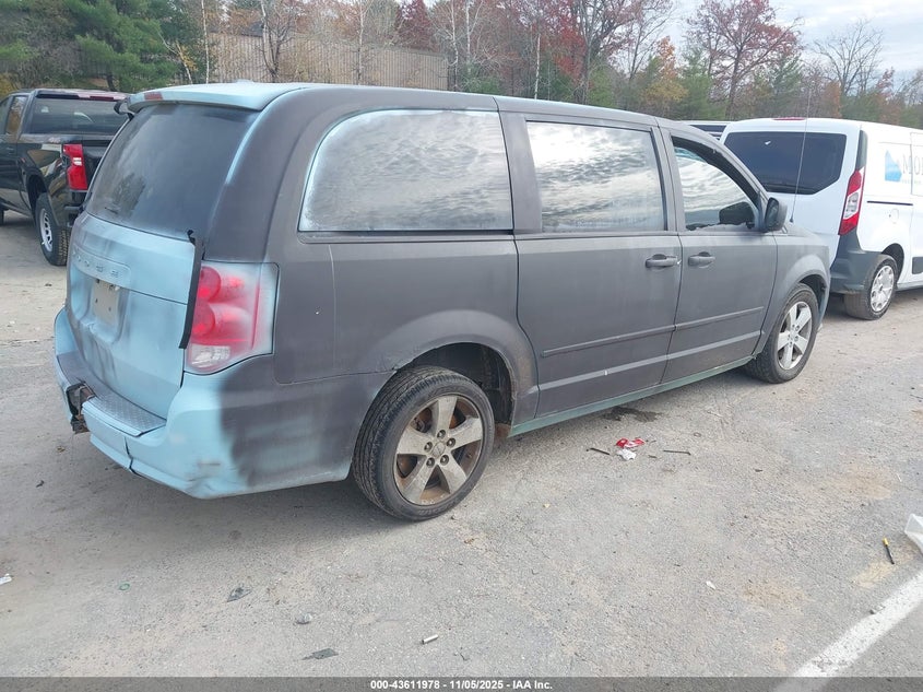 2013 DODGE GRAND CARAVAN SE - 2C4RDGBGXDR640789