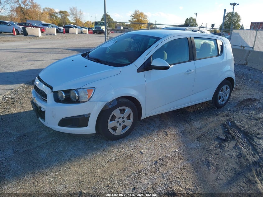 Vin: 1g1ja6sh6g4166333, lot: 44107087, chevrolet sonic ls auto 20162