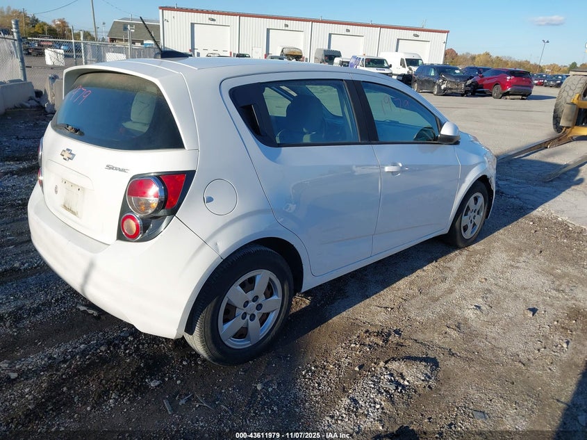 Vin: 1g1ja6sh6g4166333, lot: 44107087, chevrolet sonic ls auto 20164
