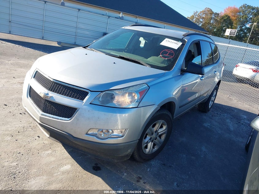 Vin: 1gnkrfedxbj342640, lot: 44107094, chevrolet traverse ls 20112