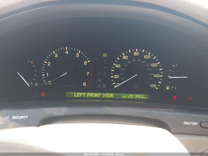 1998 Lexus Ls 400 VIN: JT8BH28F6W0128160 Lot: 43612061