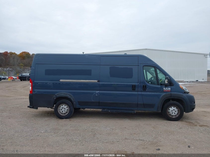 2019 Ram Promaster 3500 Cargo Van High Roof 159 Wb Ext VIN: 3C6URVJG7KE548613 Lot: 43612085