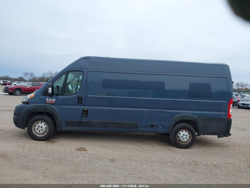 2019 Ram Promaster 3500 Cargo Van High Roof 159 Wb Ext VIN: 3C6URVJG7KE548613 Lot: 43612085