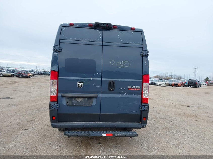 2019 Ram Promaster 3500 Cargo Van High Roof 159 Wb Ext VIN: 3C6URVJG7KE548613 Lot: 43612085