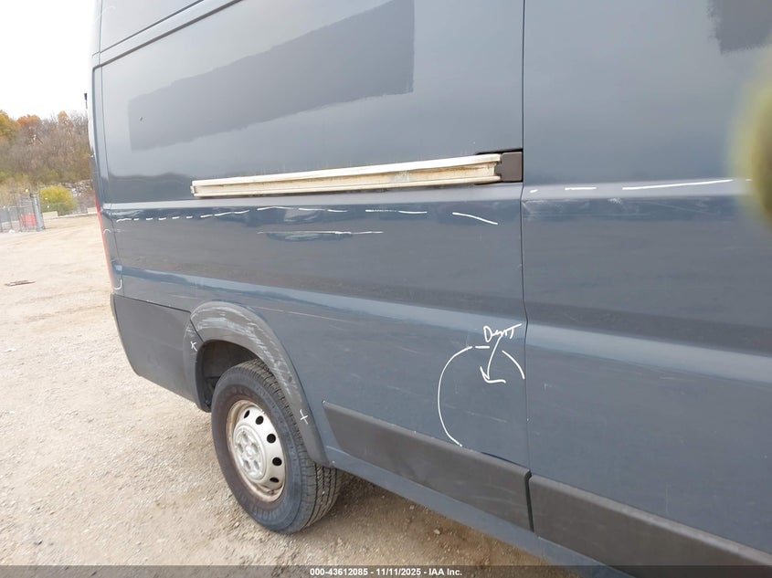 2019 Ram Promaster 3500 Cargo Van High Roof 159 Wb Ext VIN: 3C6URVJG7KE548613 Lot: 43612085