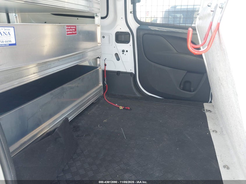 2022 Ram Promaster City Cargo Van VIN: ZFBHRFAB2N6W34137 Lot: 43612090