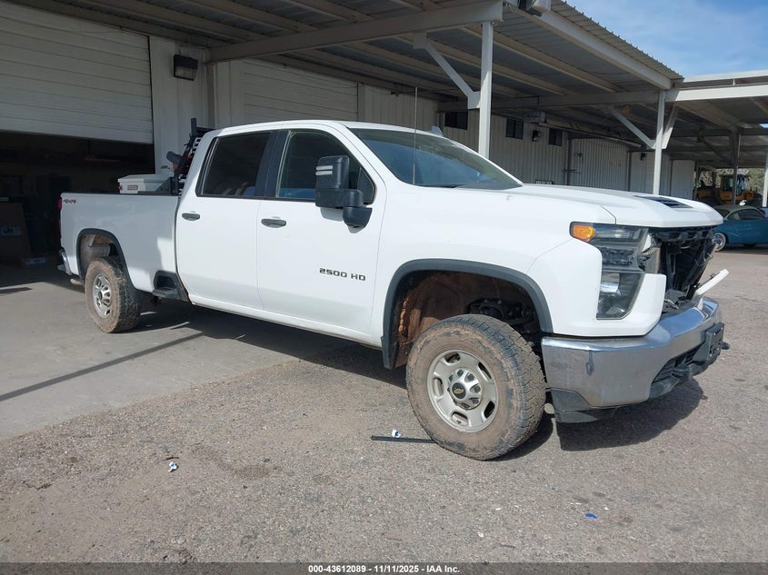 1GC1YLE7XNF225132 2022 Chevrolet Silverado 2500Hd 4Wd Long Bed Wt auction photo 1