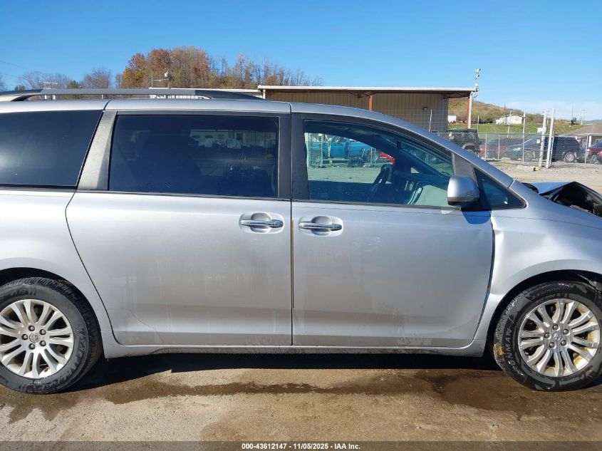 2015 Toyota Sienna Xle 8 Passenger VIN: 5TDYK3DC6FS658639 Lot: 43612147