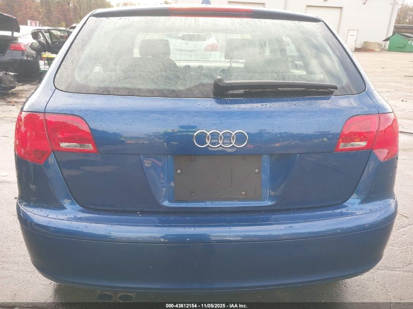 2007 Audi A3 2.0T VIN: WAUHF78P87A104698 Lot: 43612154