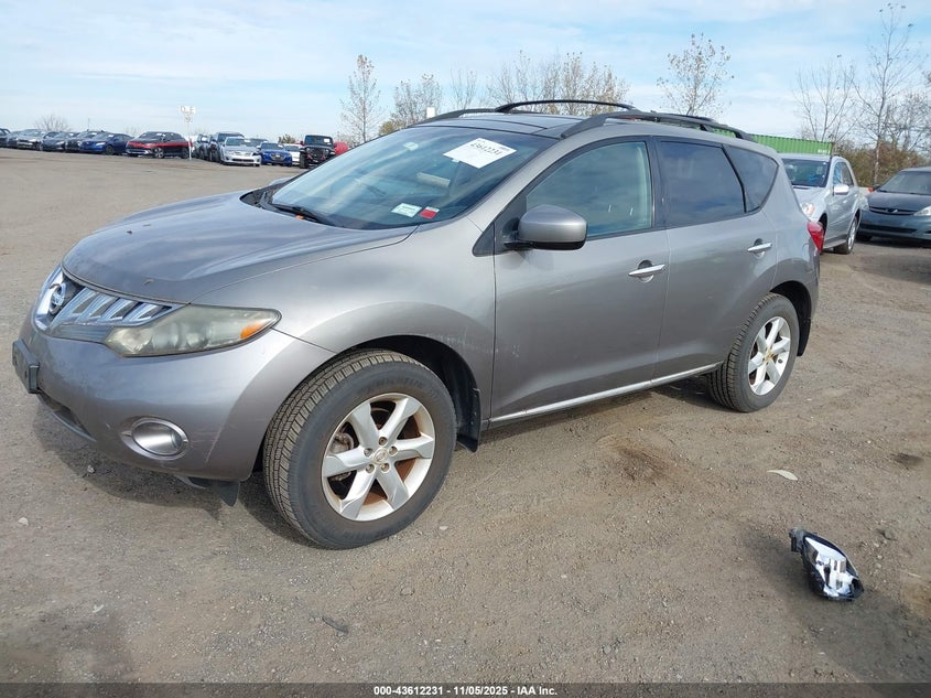 JN8AZ18W99W103750 2009 NISSAN MURANO photo no. 2