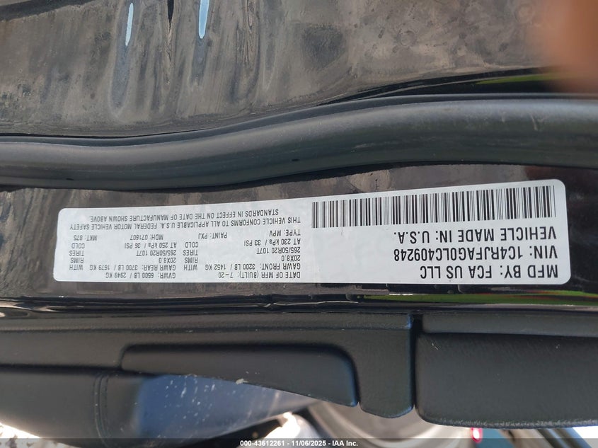 2020 JEEP GRAND CHEROKEE ALTITUDE 4X4 1C4RJFAG0LC409248