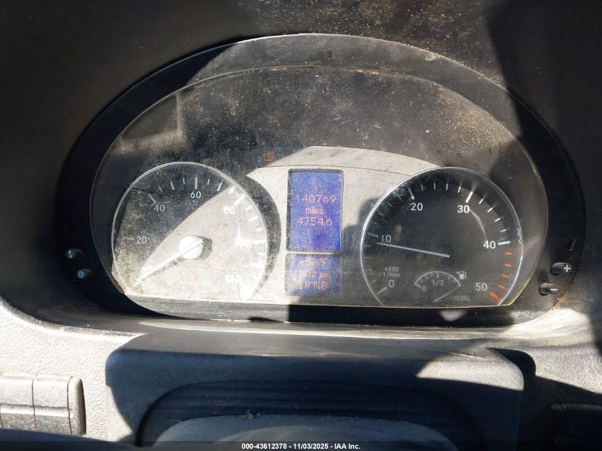 2014 Mercedes-Benz Sprinter 2500 Normal Roof VIN: WD3PE7CC0E5843991 Lot: 43612378