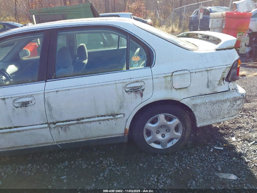 2000 Honda Civic Ex VIN: 1HGEJ8642YL053886 Lot: 43612402