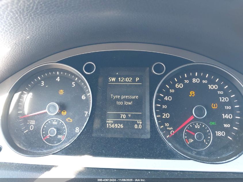 2009 Volkswagen Cc Sport VIN: WVWML73C99E549705 Lot: 43612424