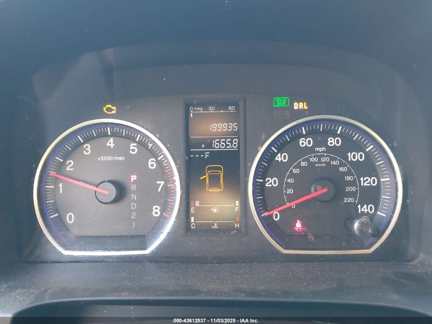 2009 Honda Cr-V Ex-L VIN: JHLRE48769C011603 Lot: 43612537