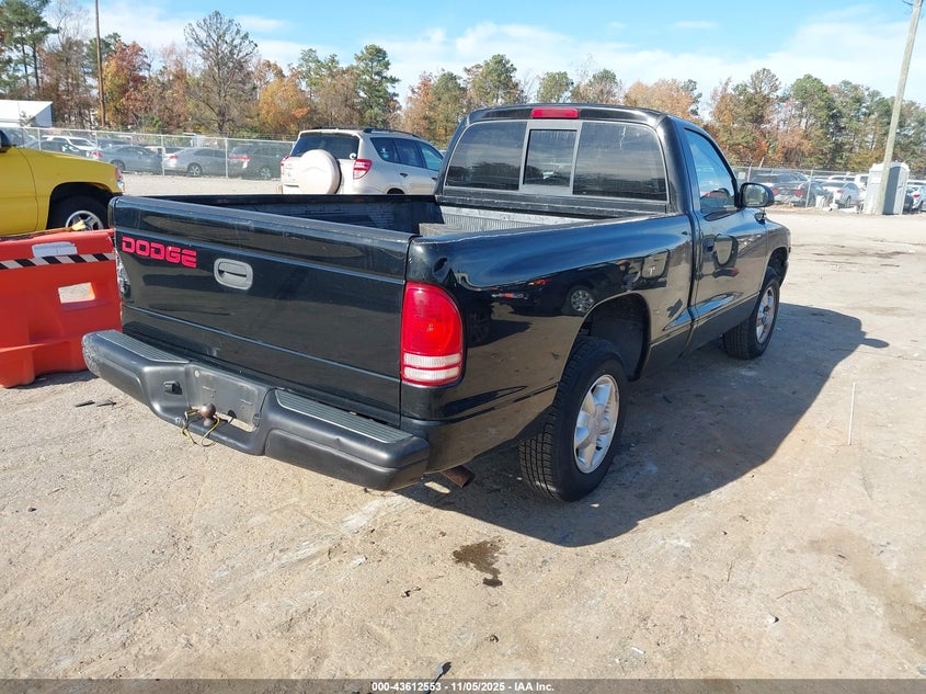 1B7FL26X5WS505448 1998 DODGE DAKOTA photo no. 4