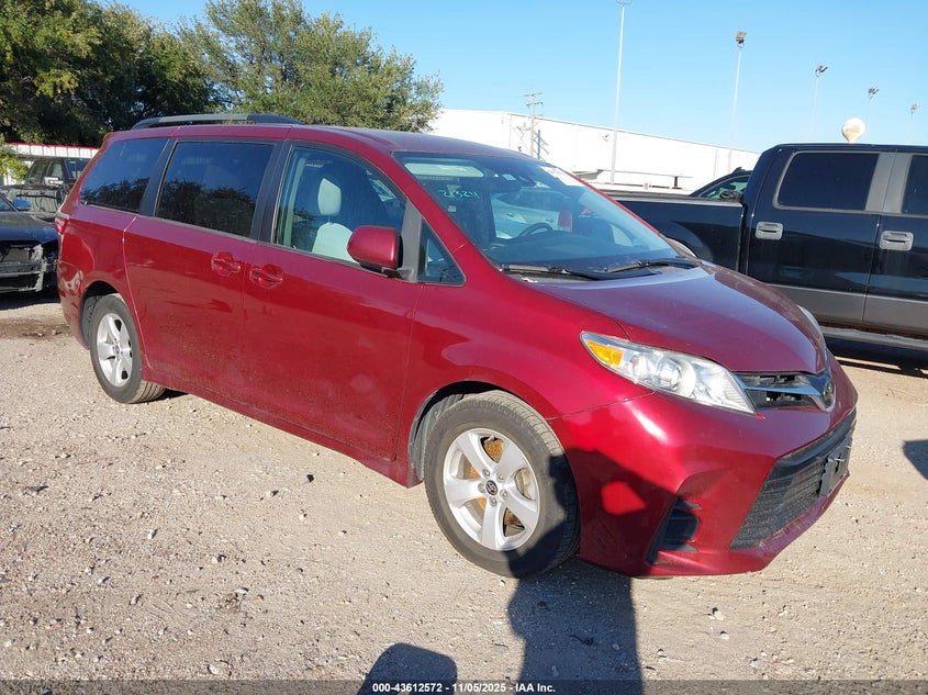 2020 Toyota Sienna Le VIN: 5TDKZ3DC2LS083291 Lot: 43612572