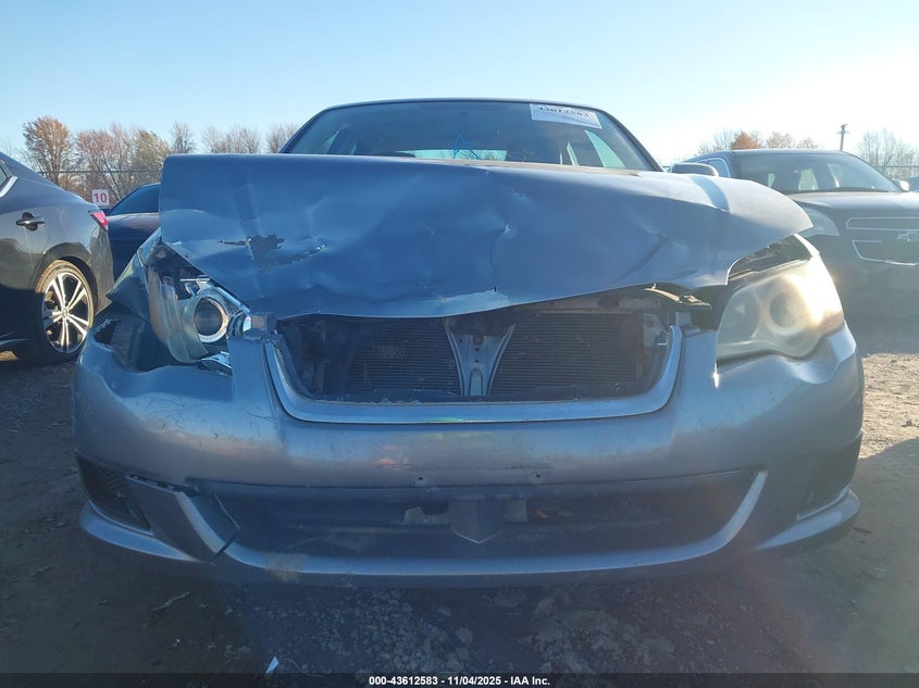 2009 Subaru Legacy 2.5I VIN: 4S3BL616997231652 Lot: 43612583