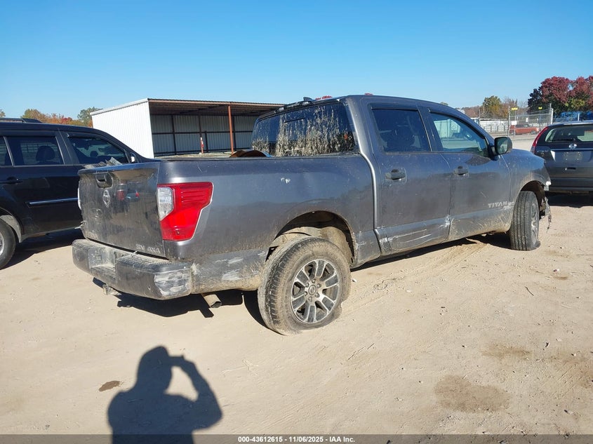 2022 Nissan Titan Sv 4X4 VIN: 1N6AA1EC8NN103653 Lot: 43612615